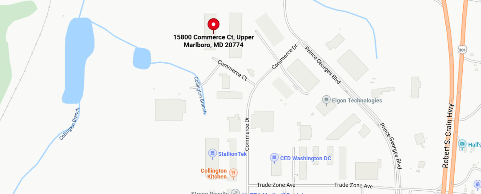 TSI Environmental office location map